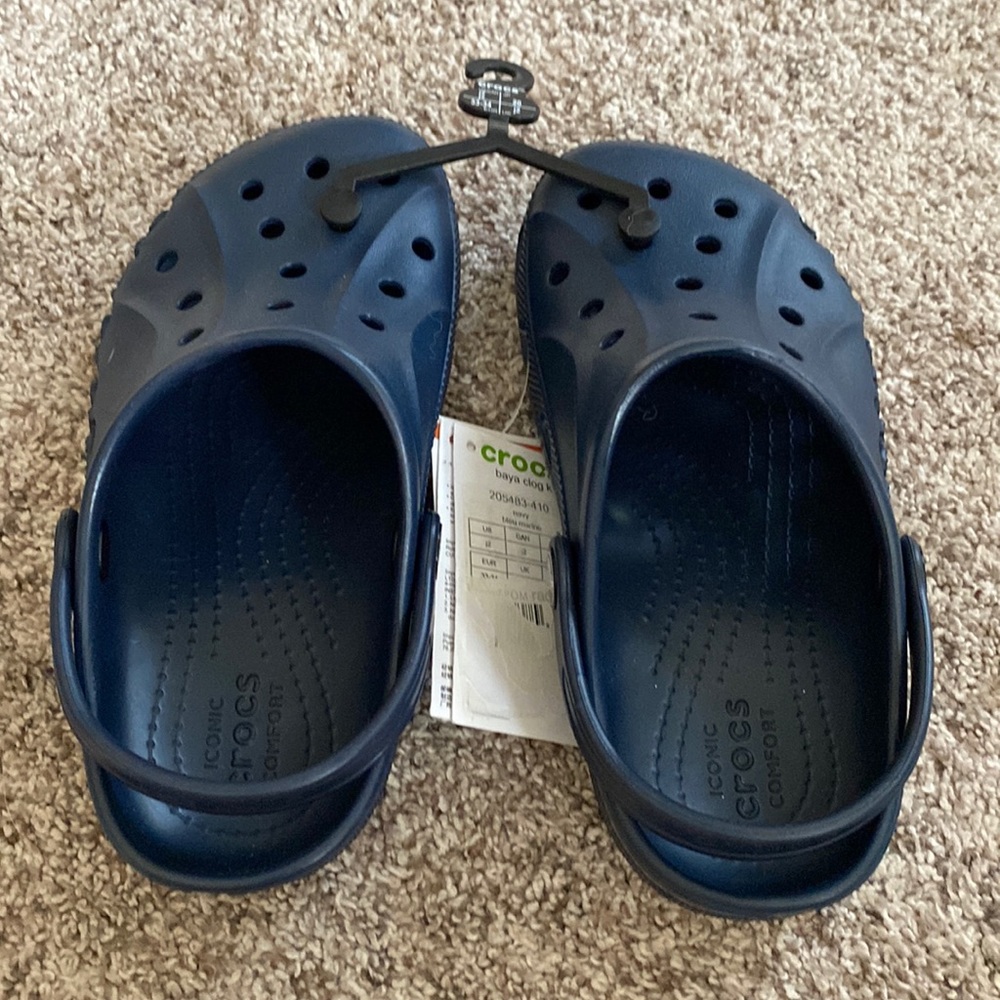 Navy blue Baya Clog Crocs